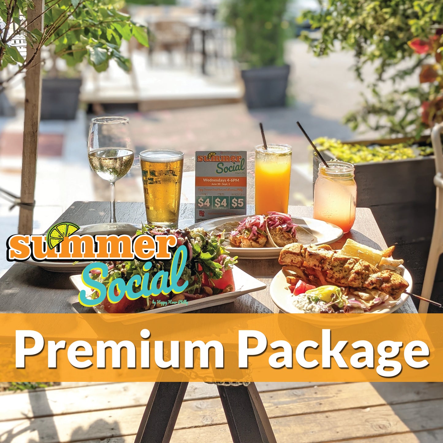 Summer Social - Premium Package Early Bird($40 per week)