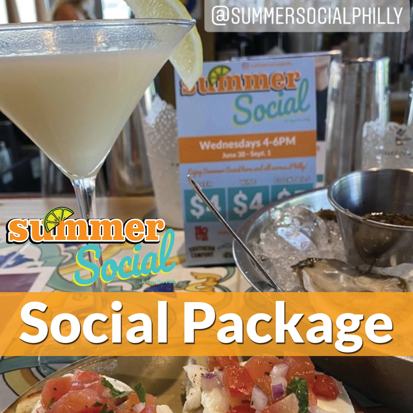Summer Social - Social Package Early Bird ($23 per week)